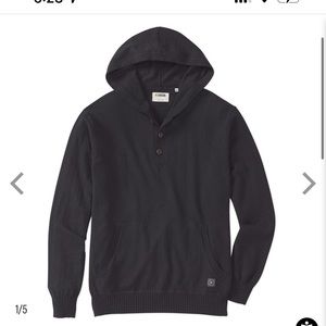 Linksoul cotton-cashmere hoodie black